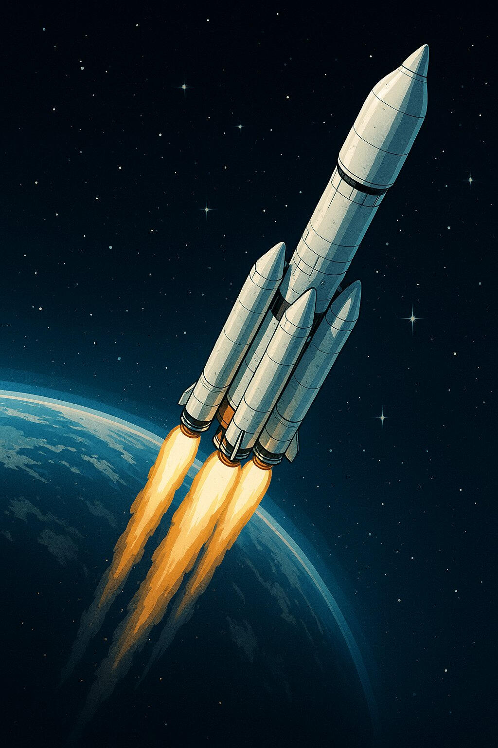 Rocket in Space